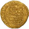 Image 1 : SPAIN, Seville, gold cob 2 escudos, Philip II, assayer Gothic D below mintmark S to left, denominati