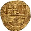 Image 1 : SPAIN, Seville, gold cob 2 escudos, Philip II, assayer Gothic D below mintmark S to left, denominati