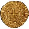 Image 2 : SPAIN, Toledo, gold cob 2 escudos, Philip II, assayer M-in-circle below mintmark oT to left, denomin