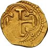 Image 2 : SPAIN, Toledo, gold cob 2 escudos, Philip II, assayer C below mintmark oT and above error denominati