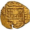 Image 1 : SPAIN, Seville, gold cob 2 escudos, Philip III, assayer D, NGC AU 58.