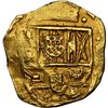 Image 1 : SPAIN, Seville, gold cob 8 escudos, 1659 (R), NGC MS 62, finest and only example in NGC census.