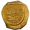 Image 1 : SPAIN, Seville, gold cob 4 escudos, Philip IV, assayer not visible, style of assayer R (1640s), NGC 