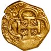 Image 2 : SPAIN, Seville, gold cob 2 escudos, Charles II, assayer not visible, obverse struck from 4 escudos d