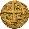 Image 2 : PERU, Lima, gold cob 8 escudos, 1727 M, NGC AU 58.