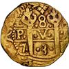Image 1 : PERU, Lima, gold cob 8 escudos, 1739 (N or V).