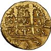 Image 1 : PERU, Lima, gold cob 8 escudos, 1748 R, NGC AU 55.