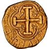 Image 2 : COLOMBIA, Bogotá, gold cob 2 escudos, 1646?, assayer R below denomination II to left, mintmark NR to