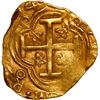 Image 2 : COLOMBIA, Bogotá, gold cob 2 escudos, 1654, assayer R below denomination II to right, mintmark NR to