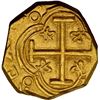 Image 2 : COLOMBIA, Bogotá, gold cob 2 escudos, Philip IV, assayer R below denomination II to right, mintmark 