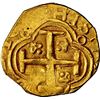 Image 2 : COLOMBIA, Bogotá, gold cob 2 escudos, Charles II, assayer R ABOVE denomination II to right (1672 onl