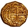 Image 2 : COLOMBIA, Bogotá, gold cob 2 escudos, Charles II, assayer G below denomination II to right, mintmark