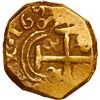 Image 2 : COLOMBIA, Bogotá, gold cob 2 escudos, Charles II, assayer not visible (G) below denomination II to r