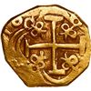 Image 2 : COLOMBIA, Bogotá, gold cob 2 escudos, (1698) (AR8E).