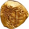 Image 2 : COLOMBIA, Bogotá, gold cob 2 escudos, 1699/8 (AR8E), rare.