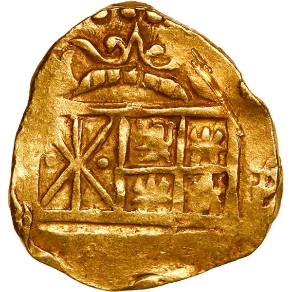 COLOMBIA, Bogotá, gold cob 2 escudos, 1699 (ARCE), rare.