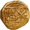 Image 1 : COLOMBIA, Bogotá, gold cob 2 escudos, (1701) (ARCE), king's name as CARLVS, rare.