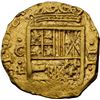 Image 1 : COLOMBIA, Cartagena, gold cob 2 escudos, (1630), assayer E below mintmark C to left, dots inside and