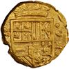 Image 1 : COLOMBIA, Cartagena, gold cob 2 escudos, 1632, assayer E below mintmark C to right, +'s inside and o