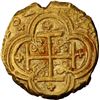 Image 2 : COLOMBIA, Cartagena, gold cob 2 escudos, 1632, assayer E below mintmark C to right, +'s inside and o