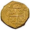Image 2 : COLOMBIA, Cartagena, gold cob 2 escudos, (1634), assayer E below mintmark C to left, dots inside, +'