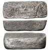 Image 1 : Large silver ingot 632 from Potosi, 84 lb 5.12 oz troy, Class Factor 1.0, with markings of mine/date