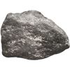 Image 2 : Small silver "plata corriente" piece cut from a "splash" ingot with partial tax stamp, 28.58 grams, 