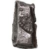 Image 1 : Small silver "plata corriente" piece cut from a "splash" ingot, marked with partial tax stamp, 5.8 g