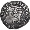 Image 1 : MEXICO, Mexico City, 2 reales, Charles-Joanna, "Early Series," assayer G between bottoms of pillars,