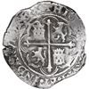 Image 2 : MEXICO, Mexico City, cob 4 reales, Philip II, assayer O below mintmark oM to left, denomination o-II