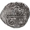 Image 2 : PERU, Lima, cob 2 reales, Philip II, assayer Diego de la Torre, (P-ii) to left, oD-* to right, Grade