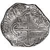 Image 2 : BOLIVIA, Potosí, cob 8 reales, 1618 PAL, rare, Grade 1.