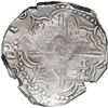 Image 2 : BOLIVIA, Potosí, cob 8 reales, 1618 T/PAL, rare, Grade 1.