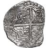 Image 2 : BOLIVIA, Potosí, cob 8 reales, Philip III, assayer T, quadrants of cross transposed, no Grade on cer