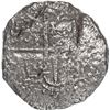 Image 2 : BOLIVIA, Potosí, cob 8 reales, Philip III, assayer not visible, quadrants of cross transposed, Grade