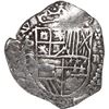 Image 1 : BOLIVIA, Potosí, cob 2 reales, Philip III, assayer RL (curved leg), Grade 1.
