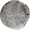 Image 2 : BOLIVIA, Potosí, cob 8 reales, Philip III, assayer R (curved leg), Grade 2, NGC / shipwreck effect (