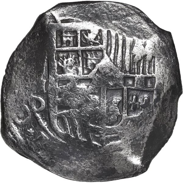 MEXICO, Mexico City, cob 8 reales, Philip IV, assayer D (late 1620s).