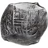 Image 1 : MEXICO, Mexico City, cob 8 reales, Philip IV, assayer D (late 1620s).