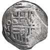 Image 1 : MEXICO, Mexico City, cob 8 reales, Philip IV, assayer D (late 1620s to early 1630s).