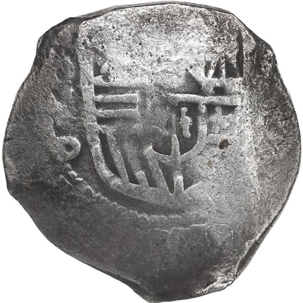 MEXICO, Mexico City, cob 8 reales, Philip IV, assayer D (late 1620s to early 1630s).