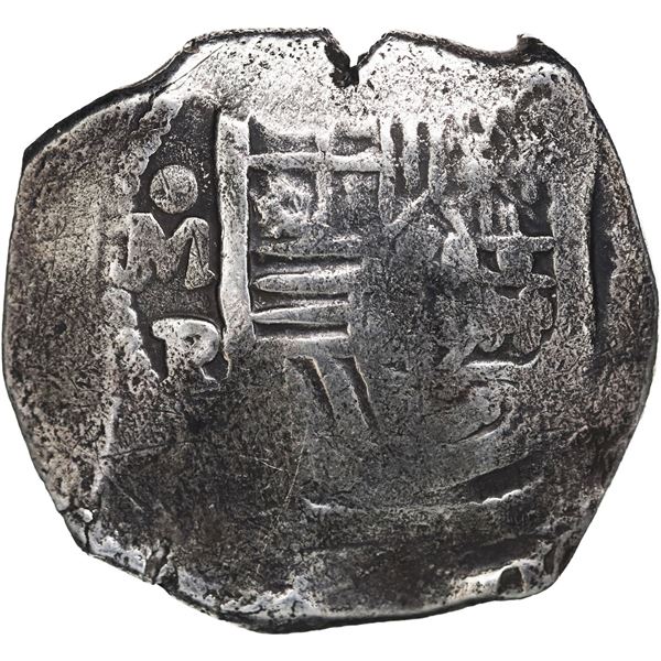 MEXICO, Mexico City, cob 8 reales, Philip IV, assayer P.