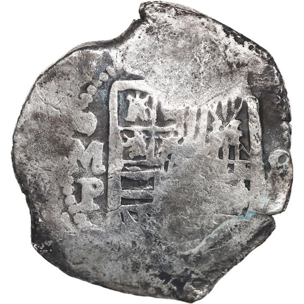MEXICO, Mexico City, cob 8 reales, Philip IV, assayer P.