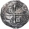 Image 2 : MEXICO, Mexico City, cob 8 reales, Philip IV, assayer P.