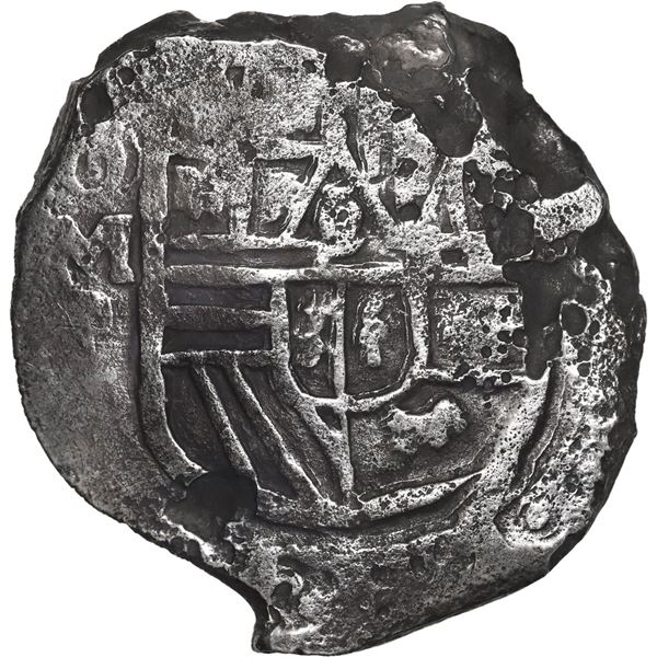 MEXICO, Mexico City, cob 8 reales, Philip IV, assayer P.