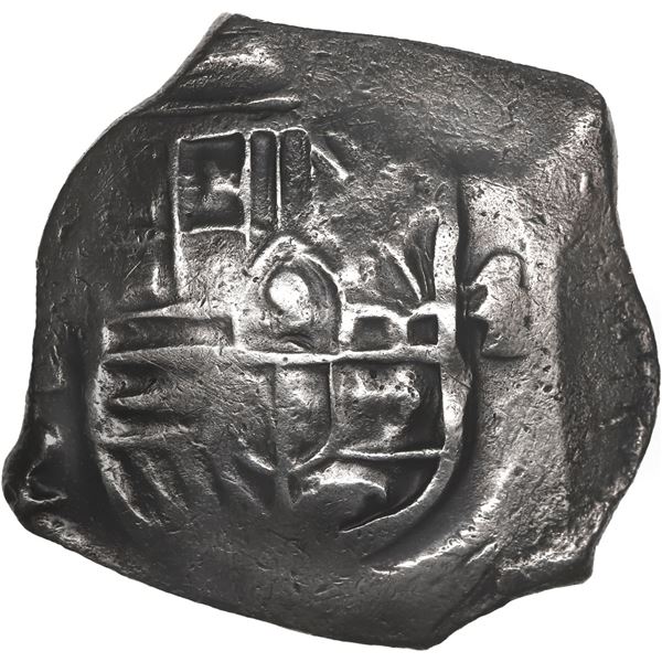 MEXICO, Mexico City, cob 4 reales, Philip IV, assayer P.