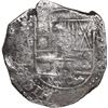 Image 1 : BOLIVIA, Potosí, cob 8 reales, 1636 T, rare.