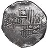 Image 1 : BOLIVIA, Potosí, cob 8 reales, Philip IV, assayer TR (mid- to late 1630s).