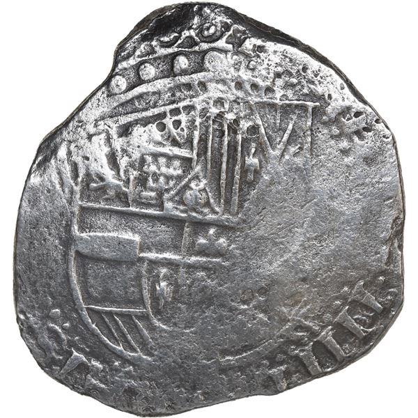 BOLIVIA, Potosí, cob 8 reales, Philip IV, assayer not visible (1630s).