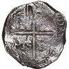 Image 2 : BOLIVIA, Potosí, cob 8 reales, Philip IV, assayer not visible (1630s).